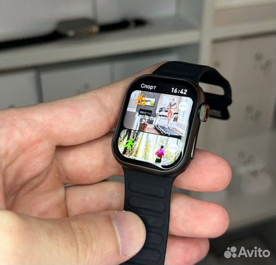 Часы apple watch 9 41 mm starlight