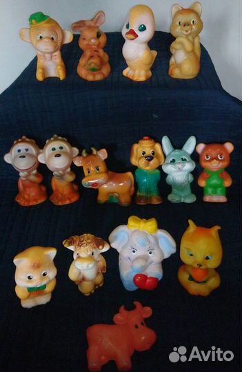 Винтаж. Игрушки резиновые. СССР