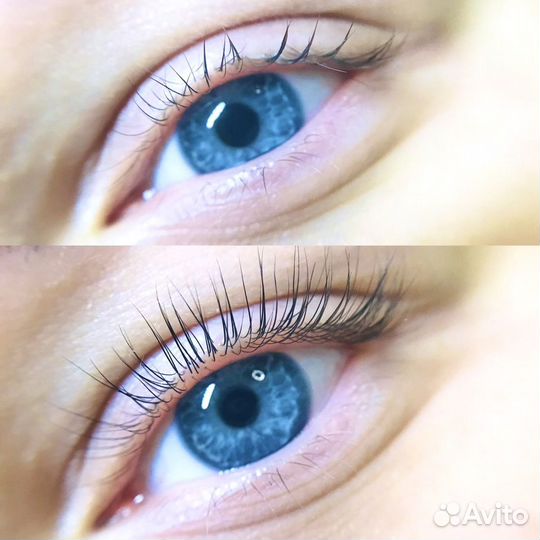 Ламинирование ресниц и бровей