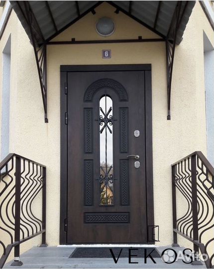 Входная морозостойкая дверь c терморазрывом 13 см