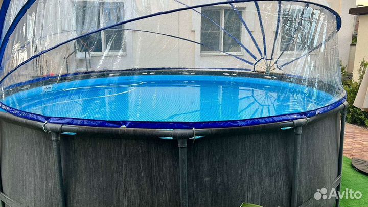 Купол для бассейна Летотент 450 (7дуг) пвх300