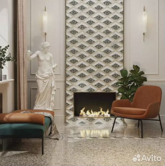 Керамогранит SG653622R Бричиола черный лаппатированный обрезной 60x60