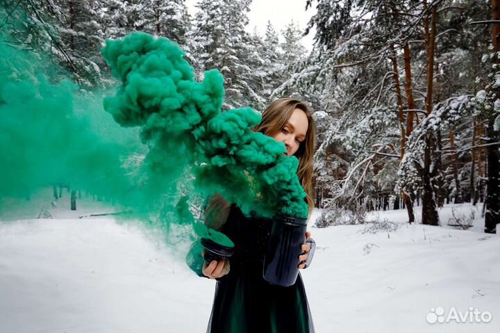 Цветной дым