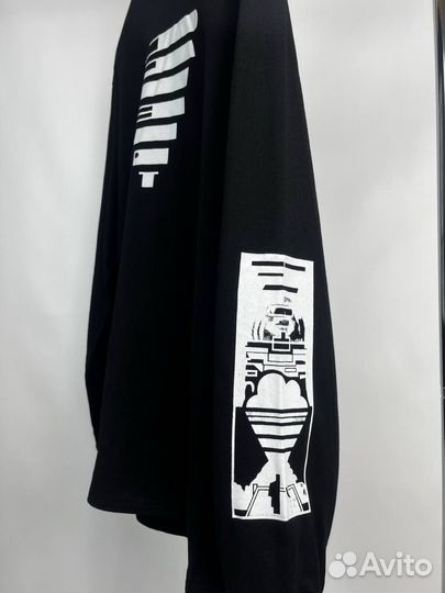 Cav Empt свитшот черный оверсайз