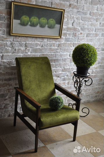 Кресло винтажное, советское, после реставрации