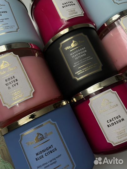 Ароматизированные свечи BBW