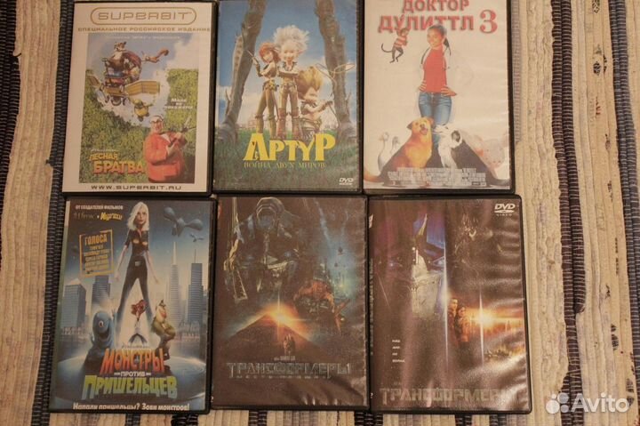 Мультфильмы/фильмы для детей на DVD - 2