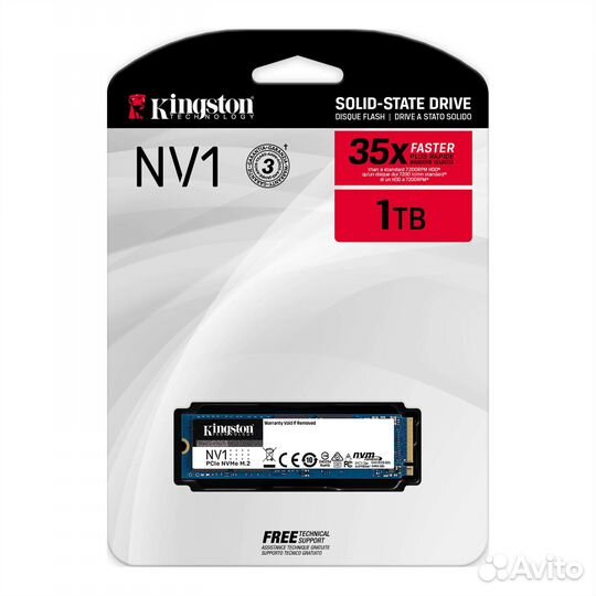 Ssd m.2 2280 1tb kingston (snvs/1000g)