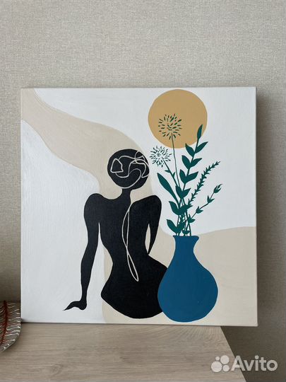 Картина холст акрил