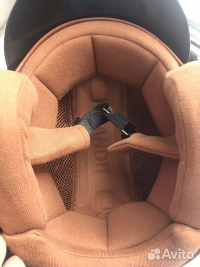 Мотошлем Bandit Jet Premium (Dull Red) Красный