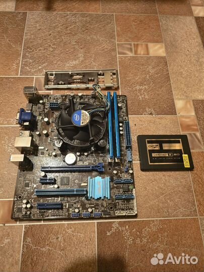 Комплект материнская плата, процессор, озу и SSD