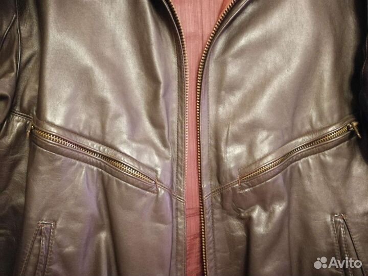 Кожаная куртка шевретовая лётного состава ввс