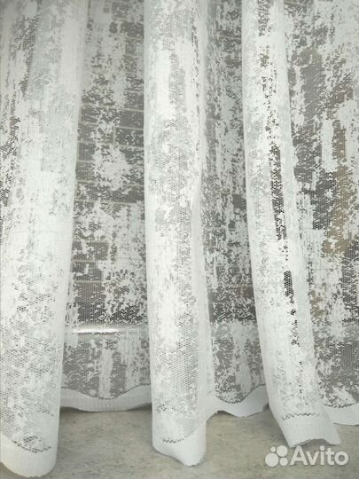 Тюль готовый новый