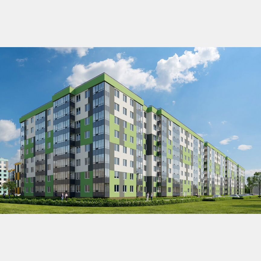 2-к. квартира, 59,7 м², 1/8 эт.