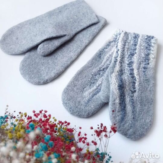 Варежки мужские и женские