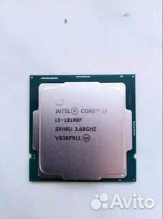 Процессор intel core i3 10100f