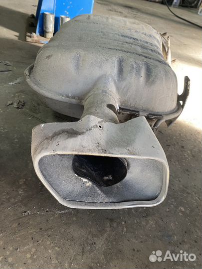 Задняя банка глушителя santa Fe 2018