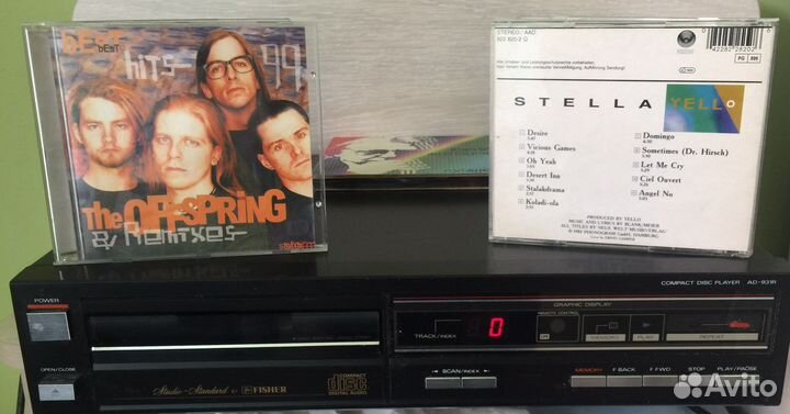 Проигрыватель CD дисков fisher AD-931R