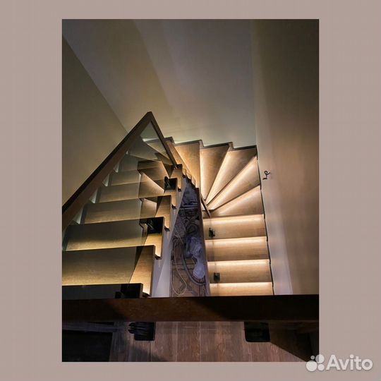 Облицовка лестниц на второй этаж в частных домах
