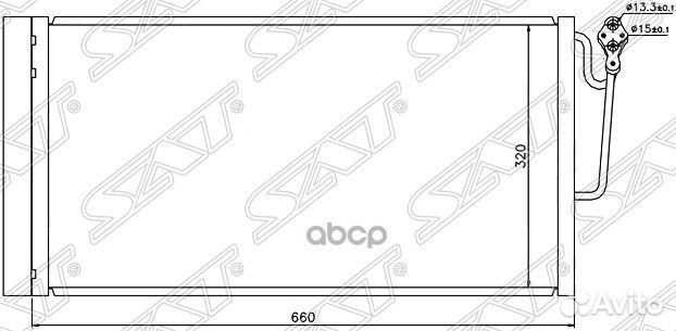 Радиатор кондиционера Mini Cabrio Cooper 09-15