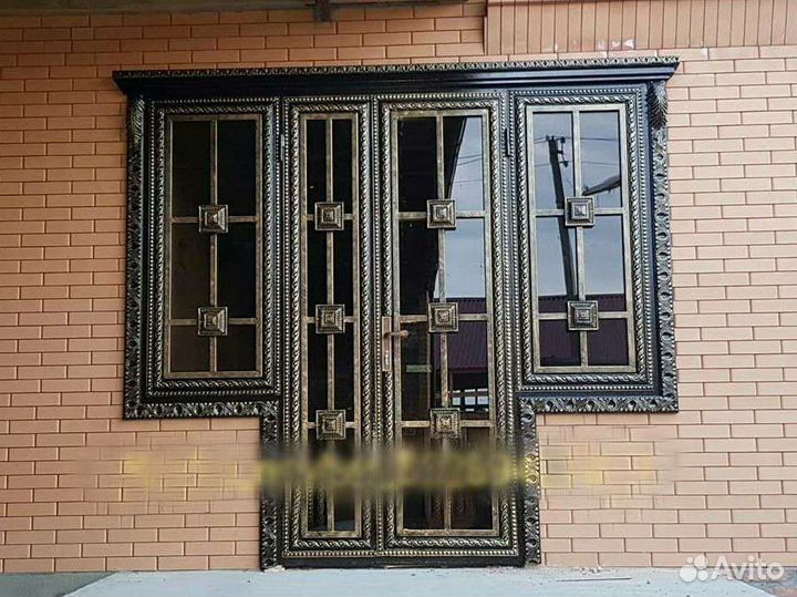 Кованая дверь входная