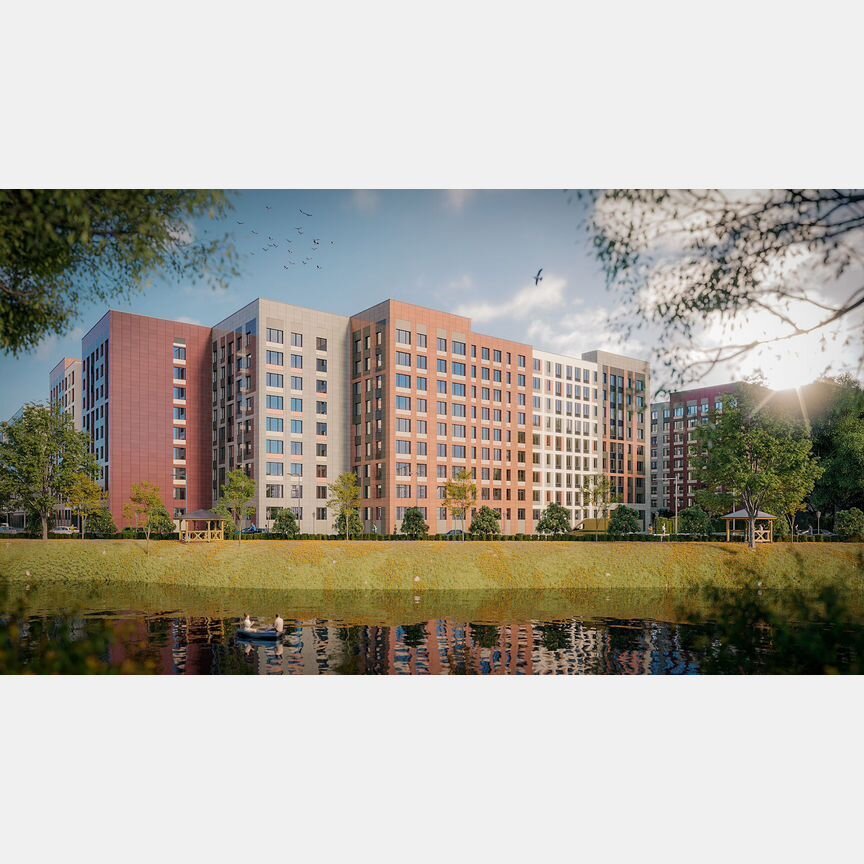 2-к. квартира, 57,4 м², 2/9 эт.
