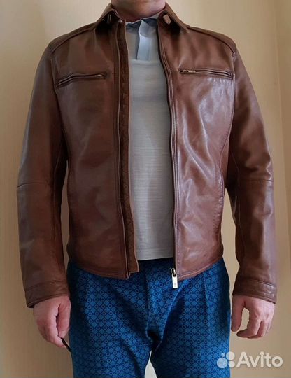 Куртка кожаная 