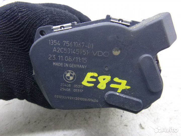 Заслонка дросельная электрическая BMW E87/E81 2004