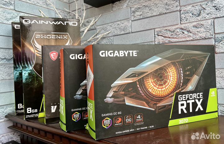 Видеокарта Rtx 3070 8GB Gigabyte/Msi/Пломба