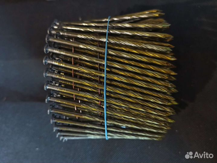 Барабанные гвозди finka 3.1х90 BK Ring (1600 шт)