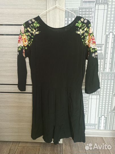 Комбинезон женский лето чёрный s (40-42)