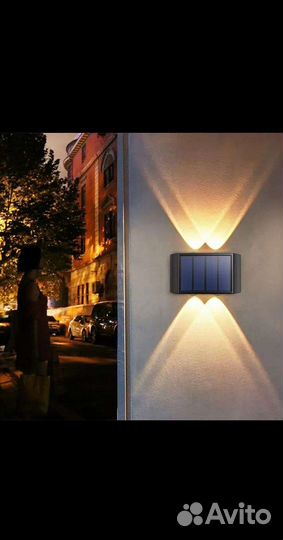 Солнечный настенный фонарик