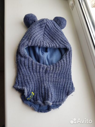 Шапка шлем для мальчика