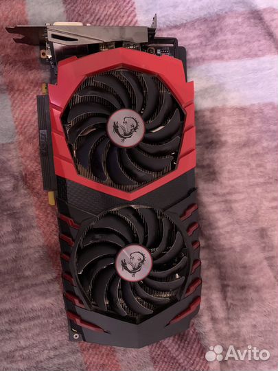 Видеокарта gtx 1060 6gb MSI gaiming x
