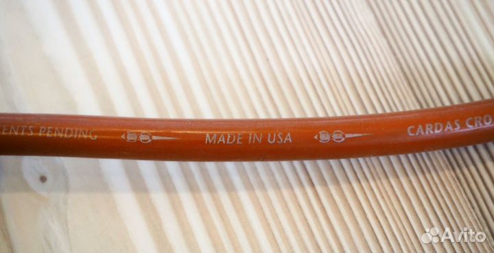 Межблочный аудиокабель Cardas Audio Cross RCA-RCA