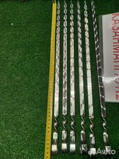 Шампуры с металлической ручкой- кольцо