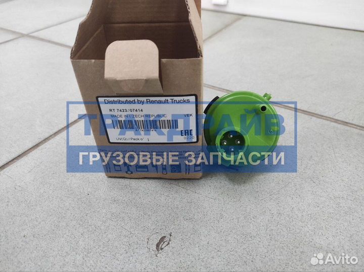 Датчик вакуумный воздушного фильтра грузовиков Рено