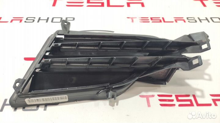 Люверс переднего бампера левый Tesla Model S рест