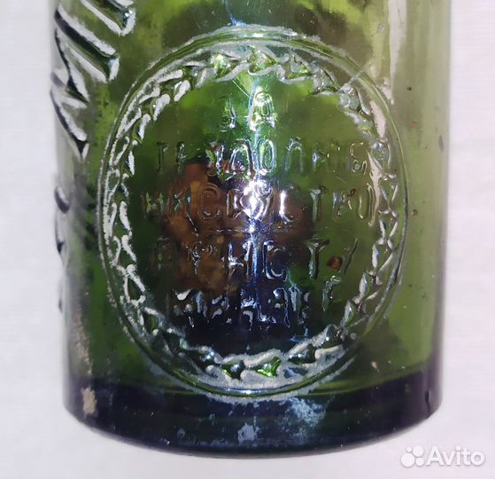 Бутылка из под содовой А.К. Миндеръ XIX в