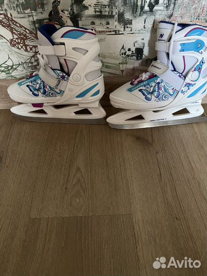 Коньки раздвижные nordway размер 31-35