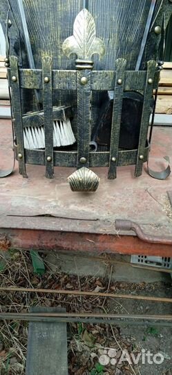 Кованый каминный набор