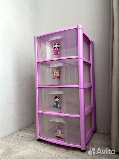 Комод детский пластиковый б/у