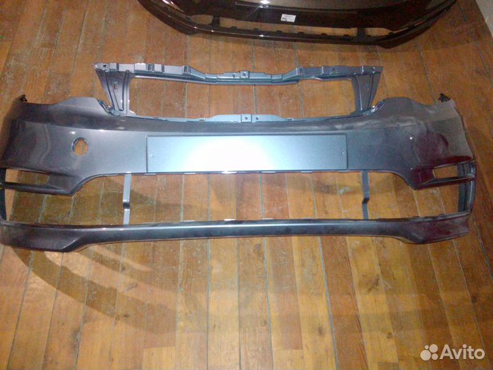 Бампер передний KIA RIO 3 14 - 17 г.в., голубой