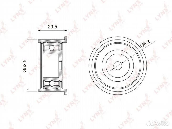 Ролик направляющий / грм chevrolet Captiva 2.4 06больше чем / Epica 2.0 05-06