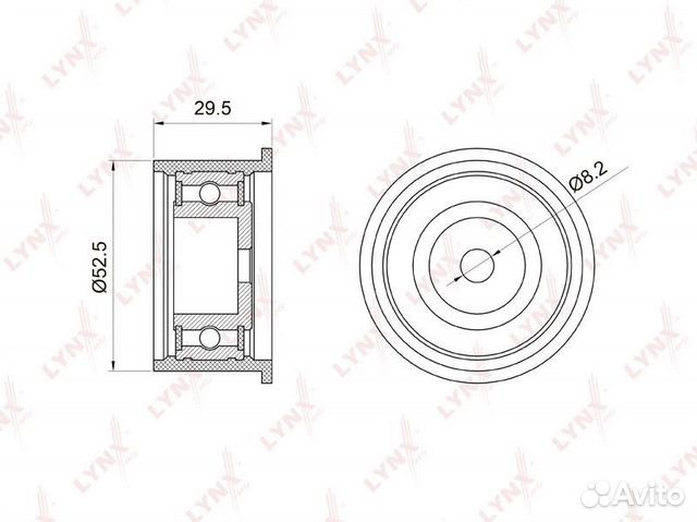 Ролик направляющий / грм chevrolet Captiva 2.4 06больше чем / Epica 2.0 05-06