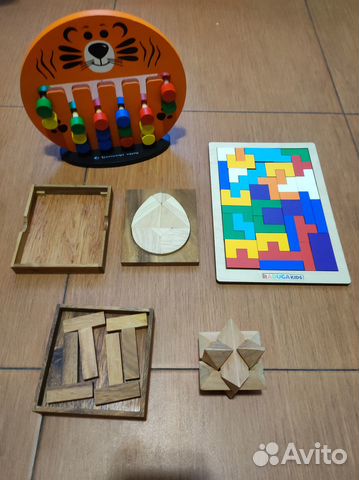 Деревянные головоломки. Можно по отдельности