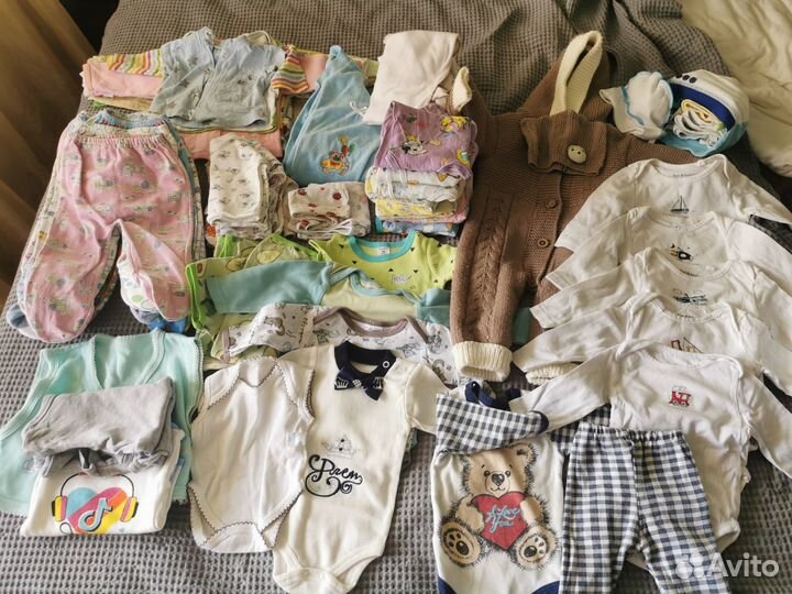 Вещи детские от 0 до 6 месяцев