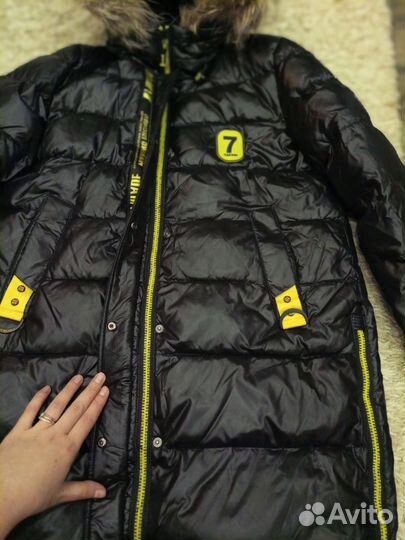 Пуховик на девочку 158 164