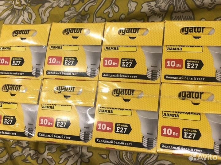 Светодиодные лампы Е27 Набор из 10 шт
