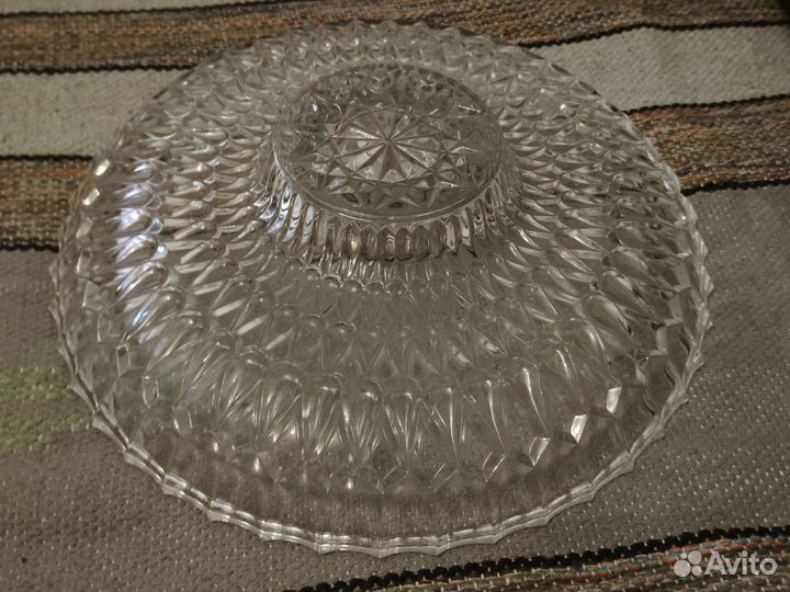 Блюдо хрустальное СССР 70г